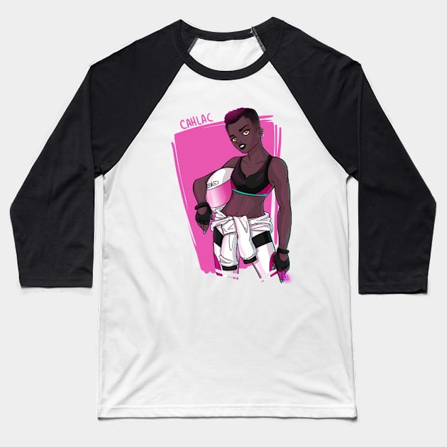 Domino Motorcrush Baseball T-Shirt by CahLac